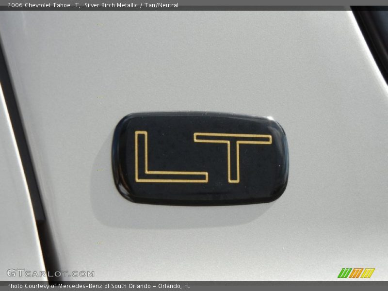 Silver Birch Metallic / Tan/Neutral 2006 Chevrolet Tahoe LT