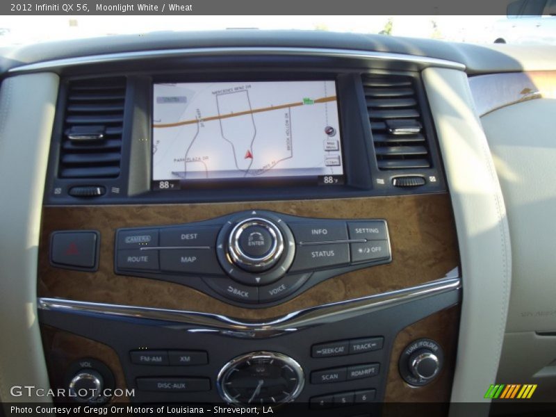 Moonlight White / Wheat 2012 Infiniti QX 56