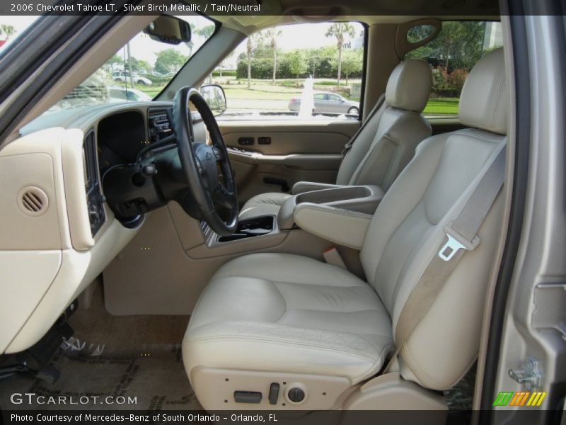 Silver Birch Metallic / Tan/Neutral 2006 Chevrolet Tahoe LT