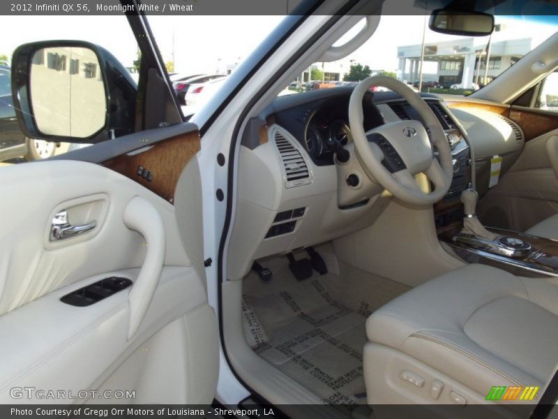 Moonlight White / Wheat 2012 Infiniti QX 56