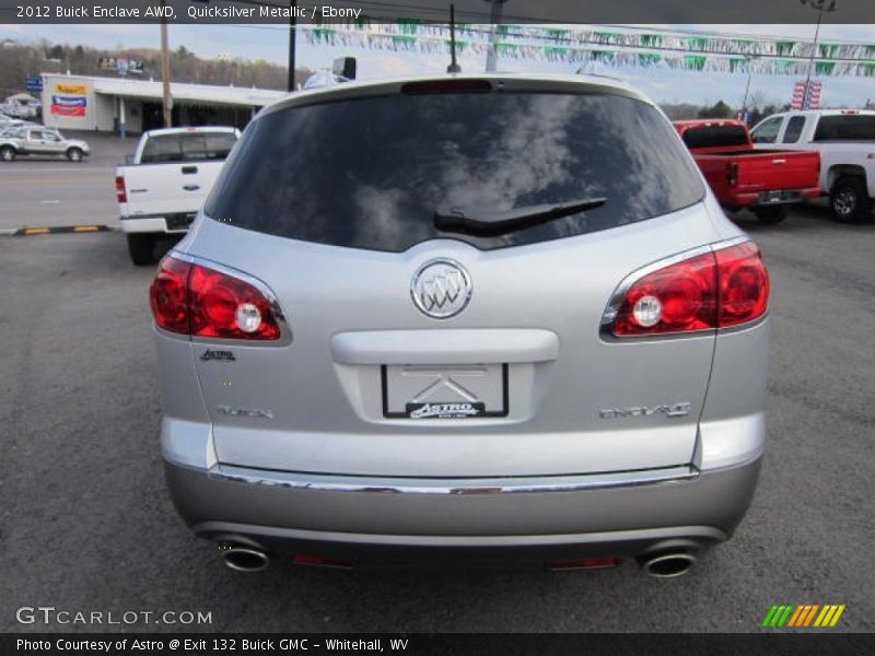 Quicksilver Metallic / Ebony 2012 Buick Enclave AWD