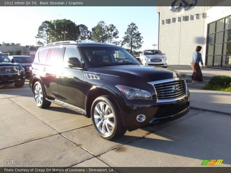 Black Obsidian / Graphite 2012 Infiniti QX 56