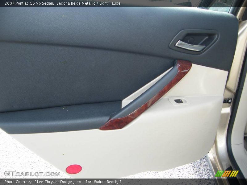 Sedona Beige Metallic / Light Taupe 2007 Pontiac G6 V6 Sedan