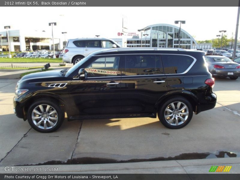 Black Obsidian / Graphite 2012 Infiniti QX 56