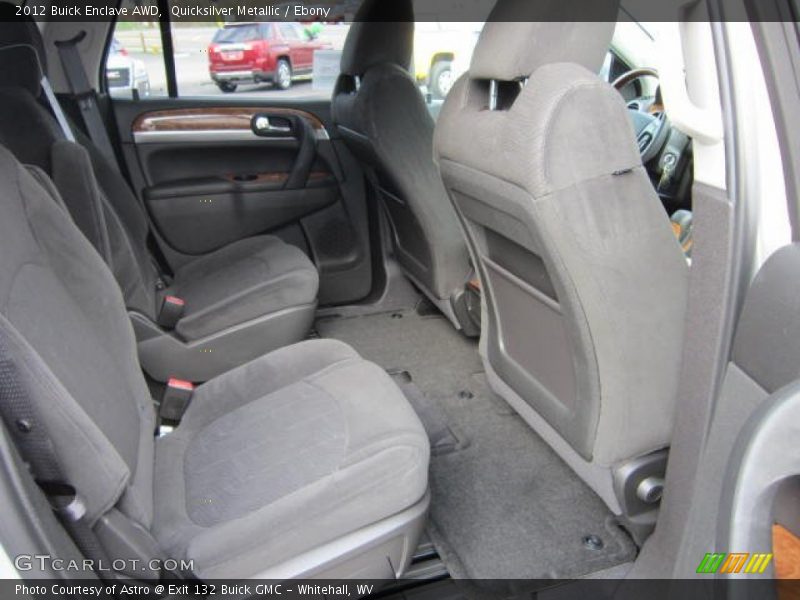 Rear Seat of 2012 Enclave AWD