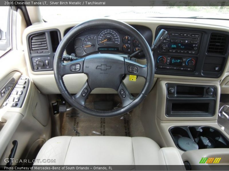 Silver Birch Metallic / Tan/Neutral 2006 Chevrolet Tahoe LT