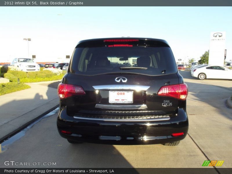 Black Obsidian / Graphite 2012 Infiniti QX 56