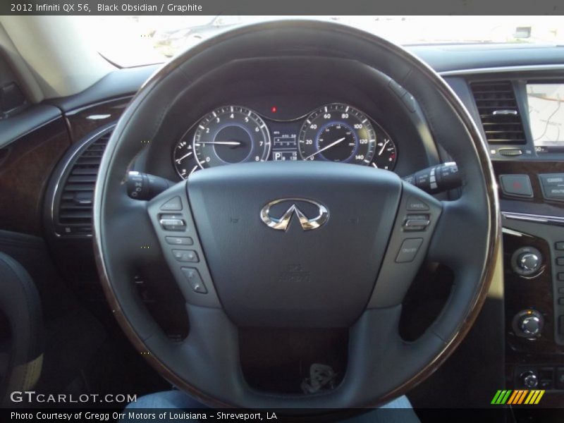 Black Obsidian / Graphite 2012 Infiniti QX 56