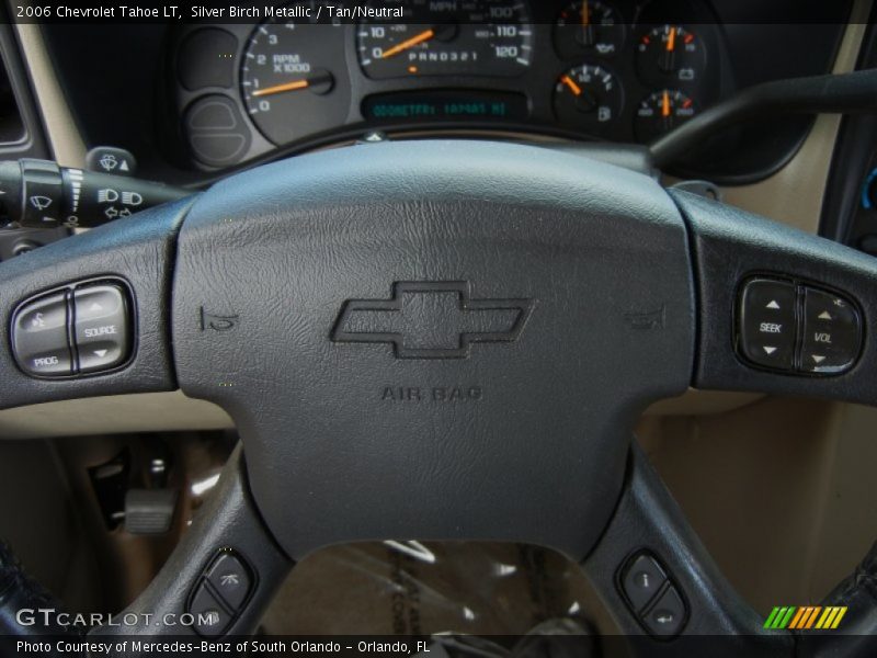 Silver Birch Metallic / Tan/Neutral 2006 Chevrolet Tahoe LT