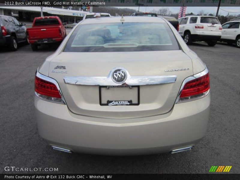 Gold Mist Metallic / Cashmere 2012 Buick LaCrosse FWD