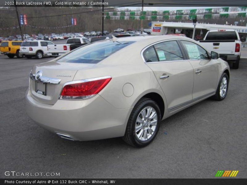 Gold Mist Metallic / Cashmere 2012 Buick LaCrosse FWD