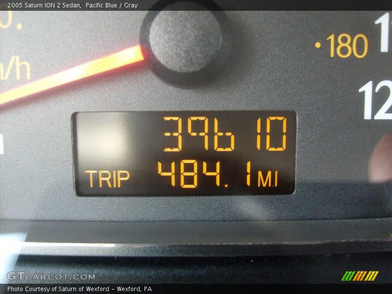 Pacific Blue / Gray 2005 Saturn ION 2 Sedan