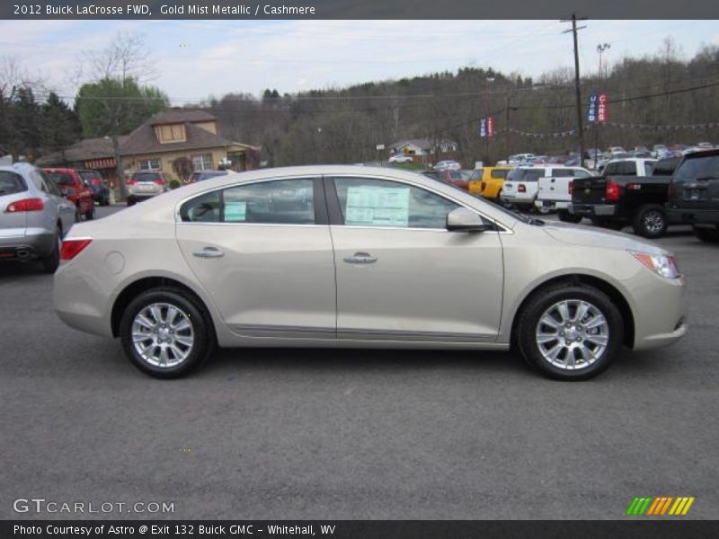 Gold Mist Metallic / Cashmere 2012 Buick LaCrosse FWD