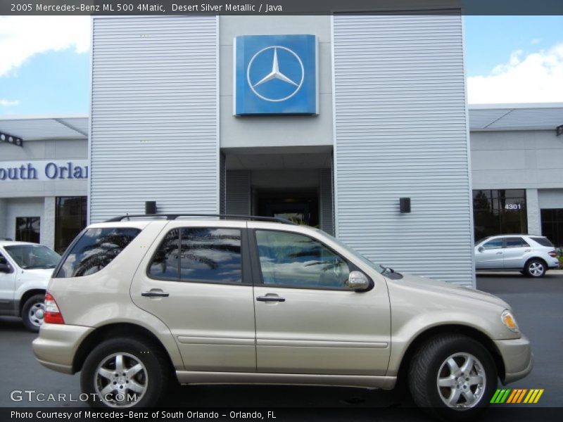 Desert Silver Metallic / Java 2005 Mercedes-Benz ML 500 4Matic