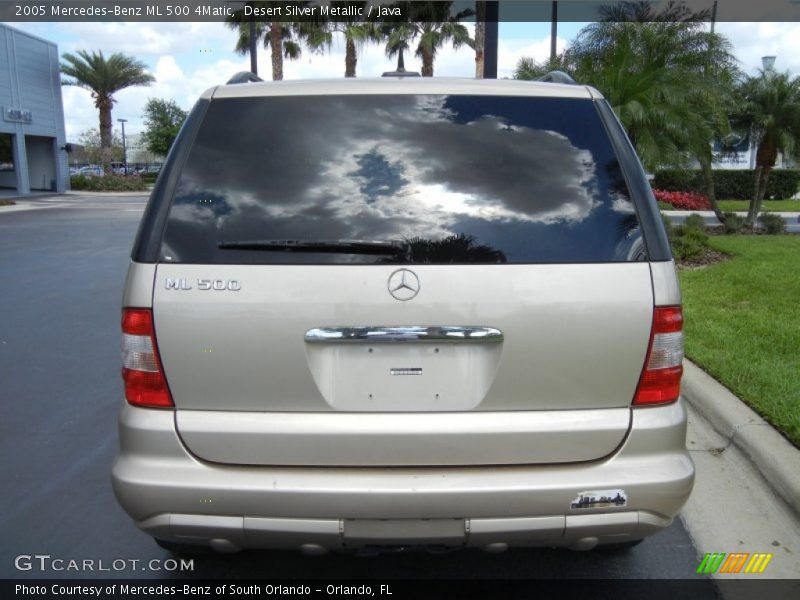 Desert Silver Metallic / Java 2005 Mercedes-Benz ML 500 4Matic