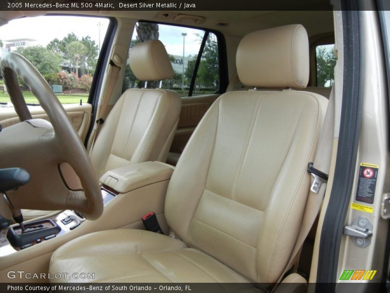  2005 ML 500 4Matic Java Interior