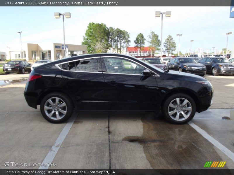 Crystal Black Pearl / Ebony 2012 Acura ZDX SH-AWD Technology