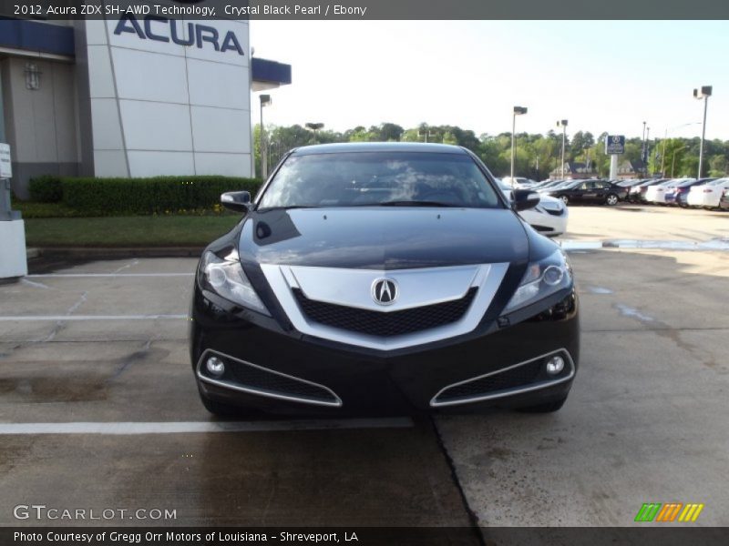 Crystal Black Pearl / Ebony 2012 Acura ZDX SH-AWD Technology