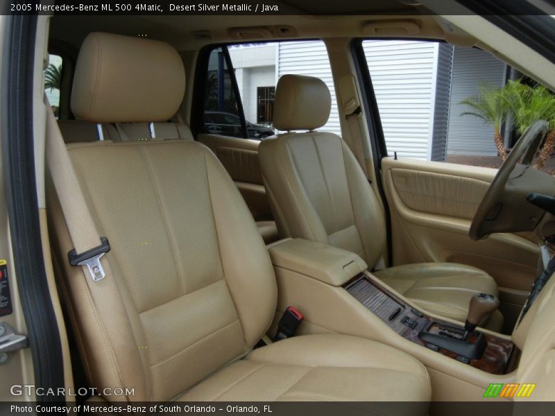  2005 ML 500 4Matic Java Interior