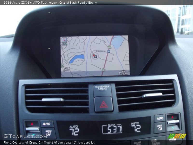 Crystal Black Pearl / Ebony 2012 Acura ZDX SH-AWD Technology