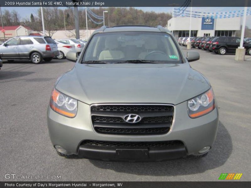 Natural Khaki / Beige 2009 Hyundai Santa Fe SE 4WD