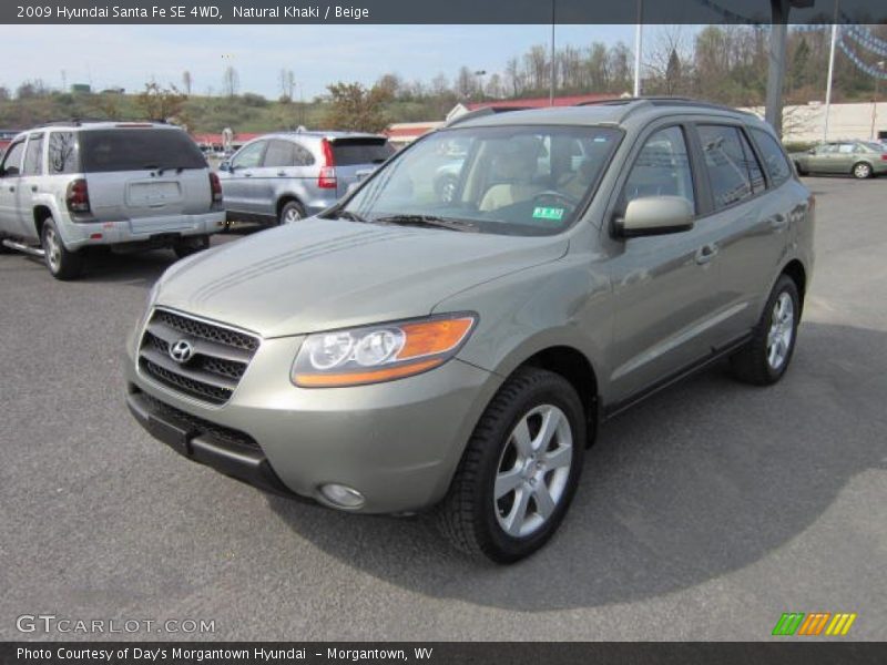 Natural Khaki / Beige 2009 Hyundai Santa Fe SE 4WD