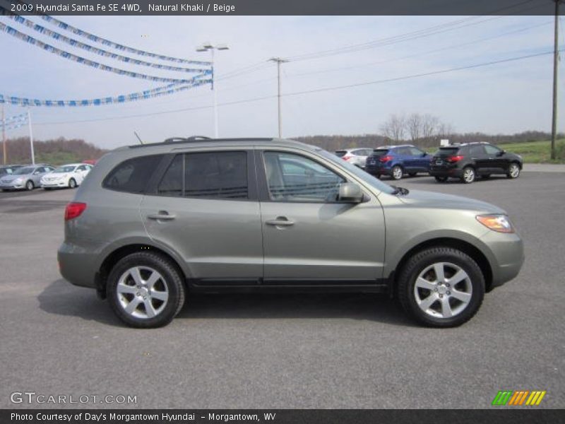 Natural Khaki / Beige 2009 Hyundai Santa Fe SE 4WD