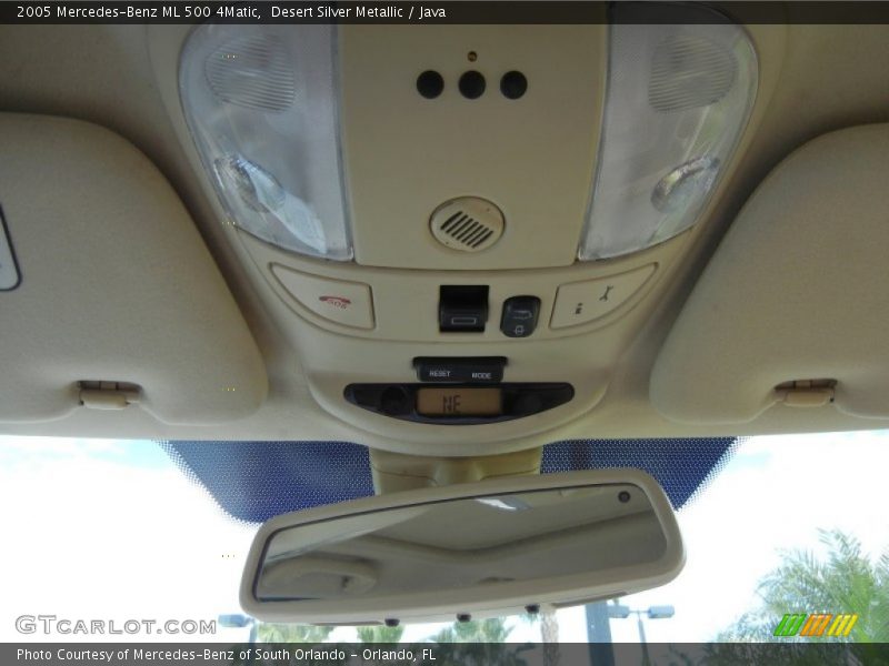 Desert Silver Metallic / Java 2005 Mercedes-Benz ML 500 4Matic