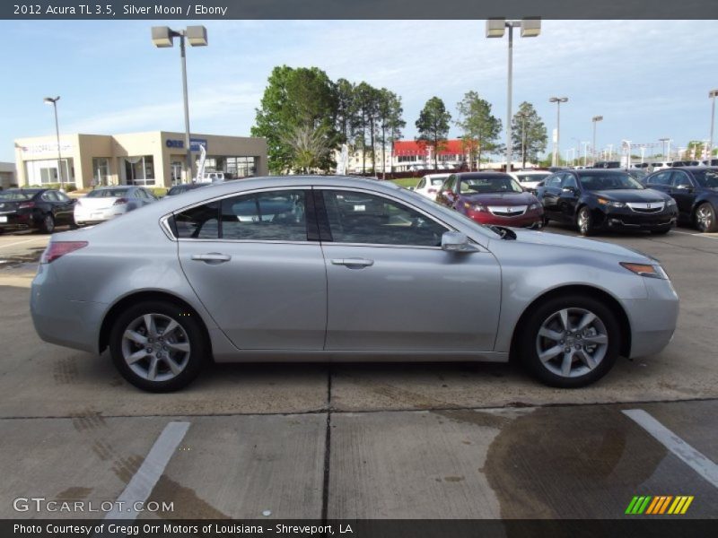 Silver Moon / Ebony 2012 Acura TL 3.5