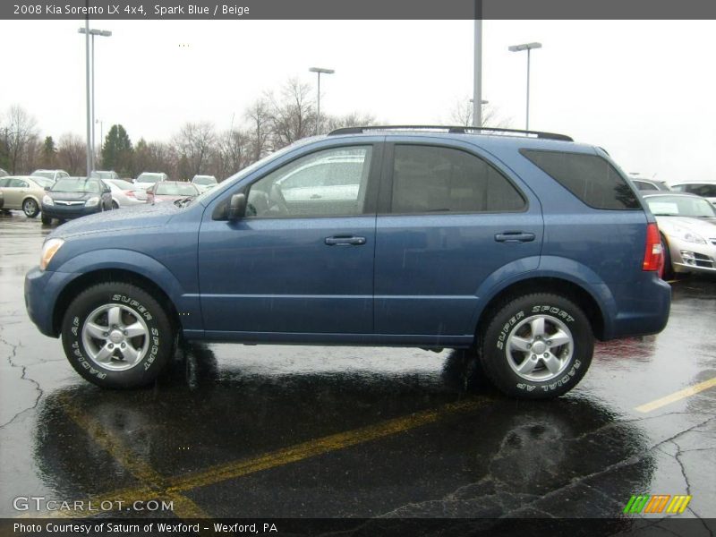 Spark Blue / Beige 2008 Kia Sorento LX 4x4