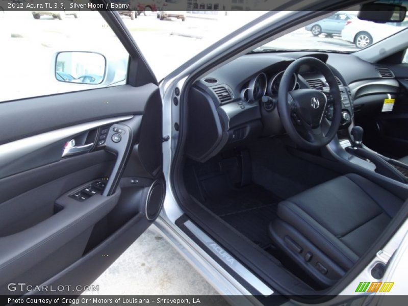 Silver Moon / Ebony 2012 Acura TL 3.5