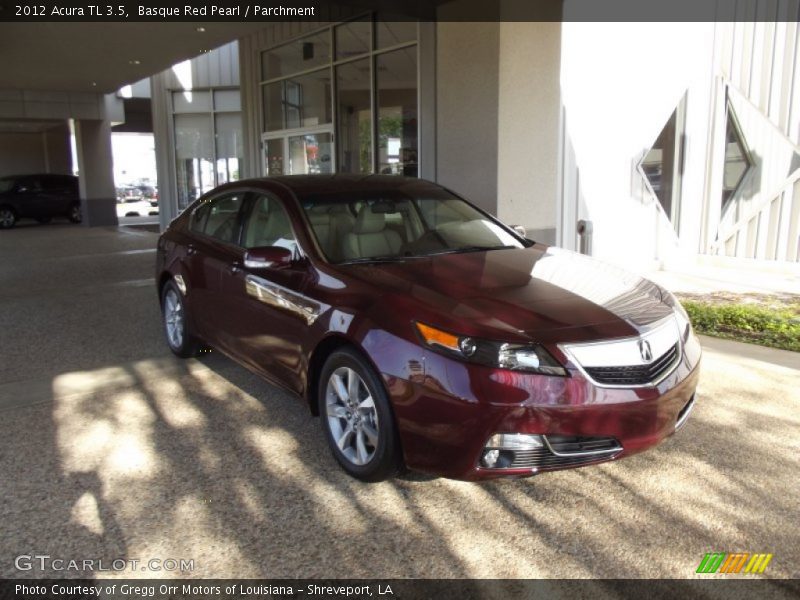 Basque Red Pearl / Parchment 2012 Acura TL 3.5