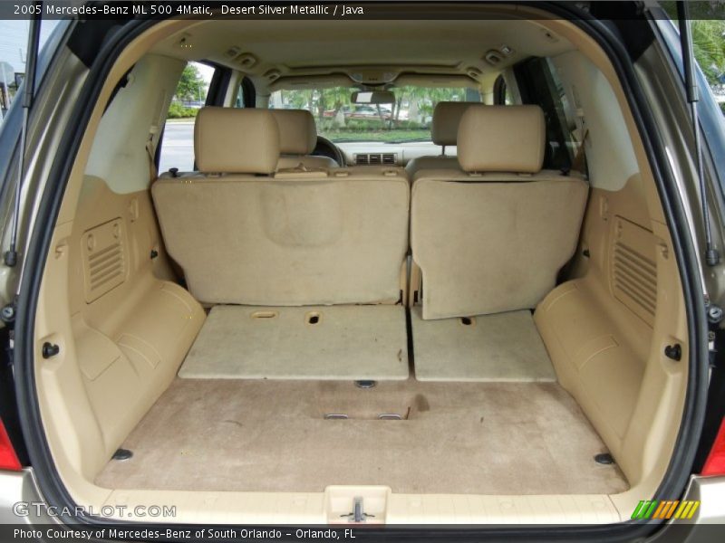  2005 ML 500 4Matic Trunk