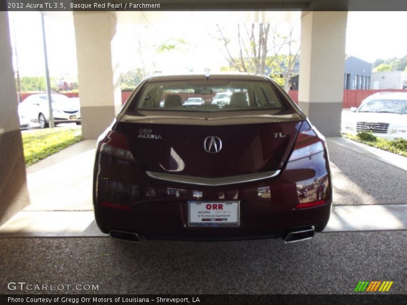 Basque Red Pearl / Parchment 2012 Acura TL 3.5