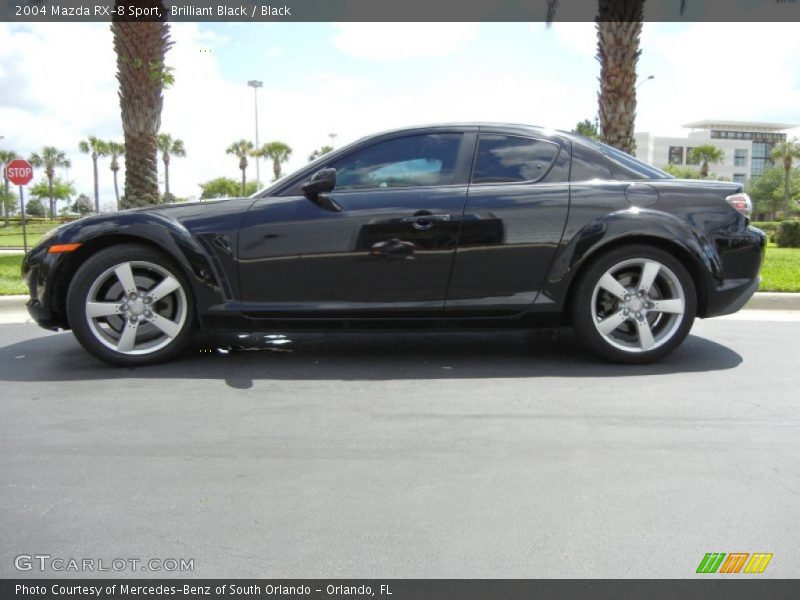 Brilliant Black / Black 2004 Mazda RX-8 Sport