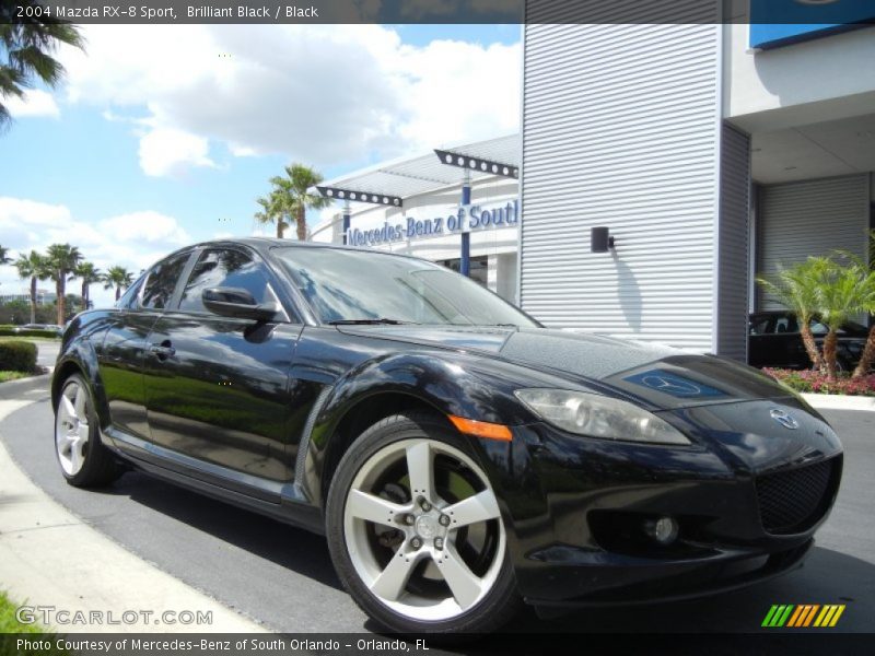 Brilliant Black / Black 2004 Mazda RX-8 Sport