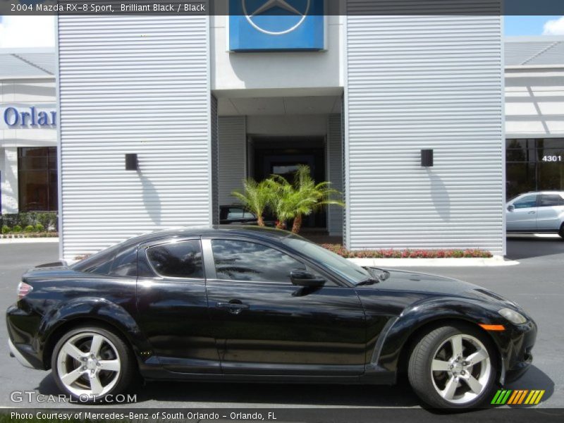Brilliant Black / Black 2004 Mazda RX-8 Sport