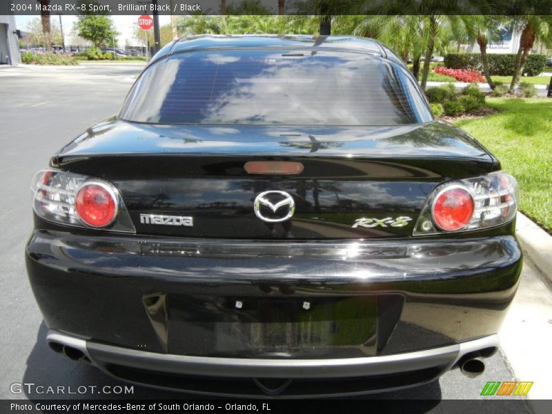 Brilliant Black / Black 2004 Mazda RX-8 Sport
