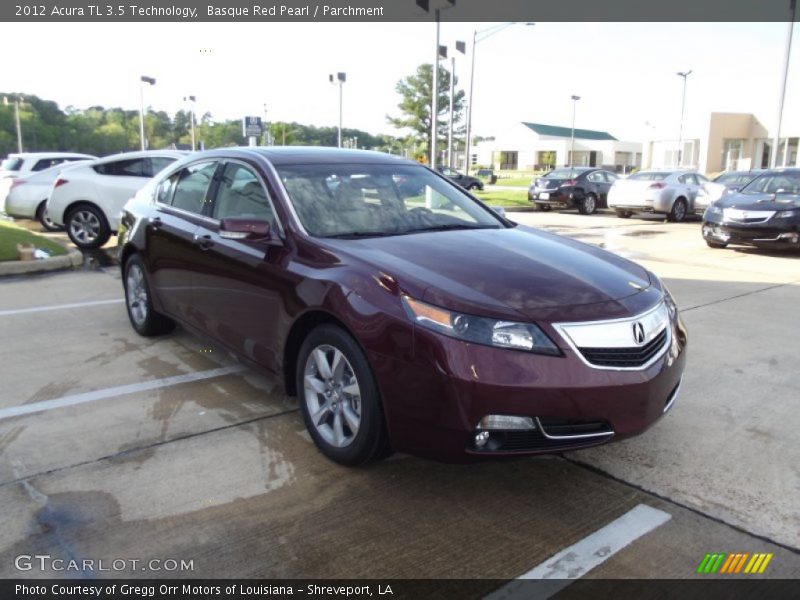 Basque Red Pearl / Parchment 2012 Acura TL 3.5 Technology