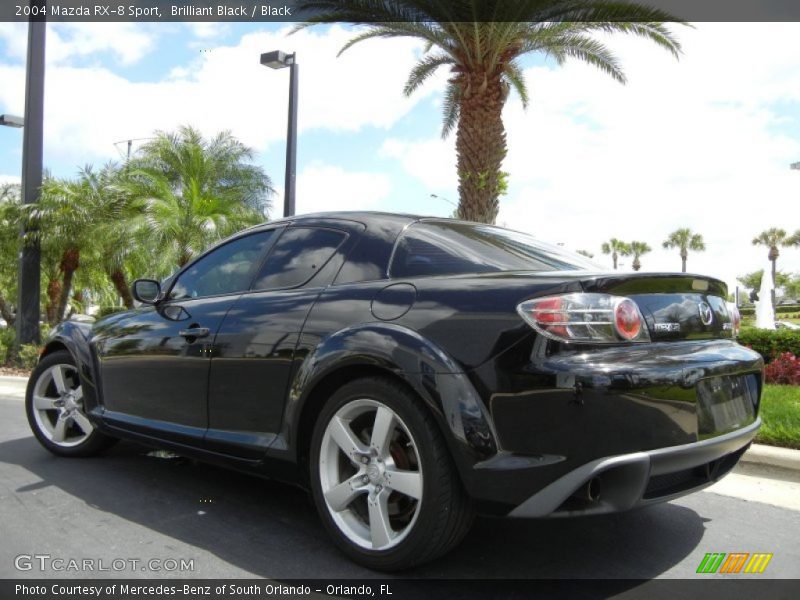 Brilliant Black / Black 2004 Mazda RX-8 Sport