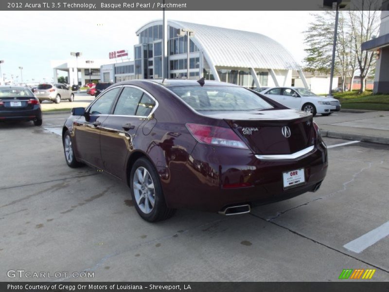 Basque Red Pearl / Parchment 2012 Acura TL 3.5 Technology