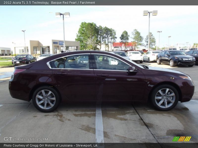 Basque Red Pearl / Parchment 2012 Acura TL 3.5 Technology