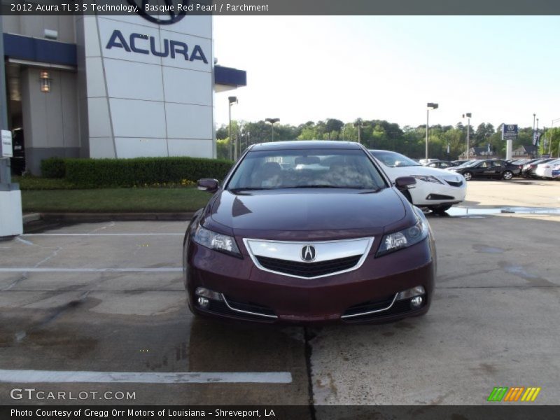 Basque Red Pearl / Parchment 2012 Acura TL 3.5 Technology