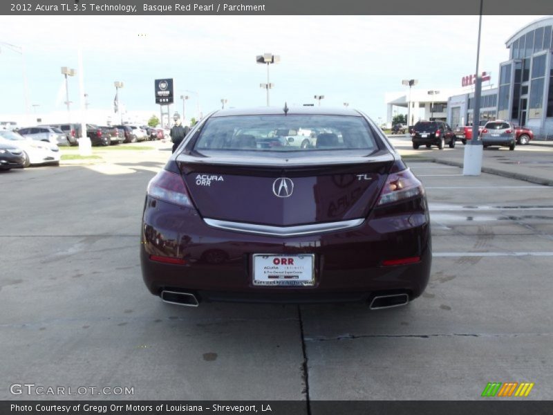 Basque Red Pearl / Parchment 2012 Acura TL 3.5 Technology