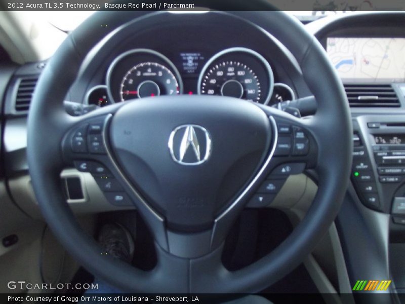 Basque Red Pearl / Parchment 2012 Acura TL 3.5 Technology