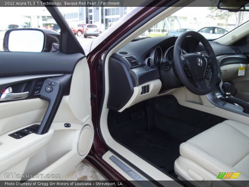 Basque Red Pearl / Parchment 2012 Acura TL 3.5 Technology