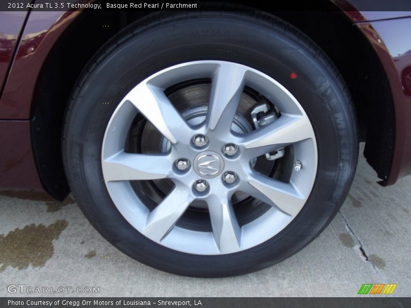 Basque Red Pearl / Parchment 2012 Acura TL 3.5 Technology
