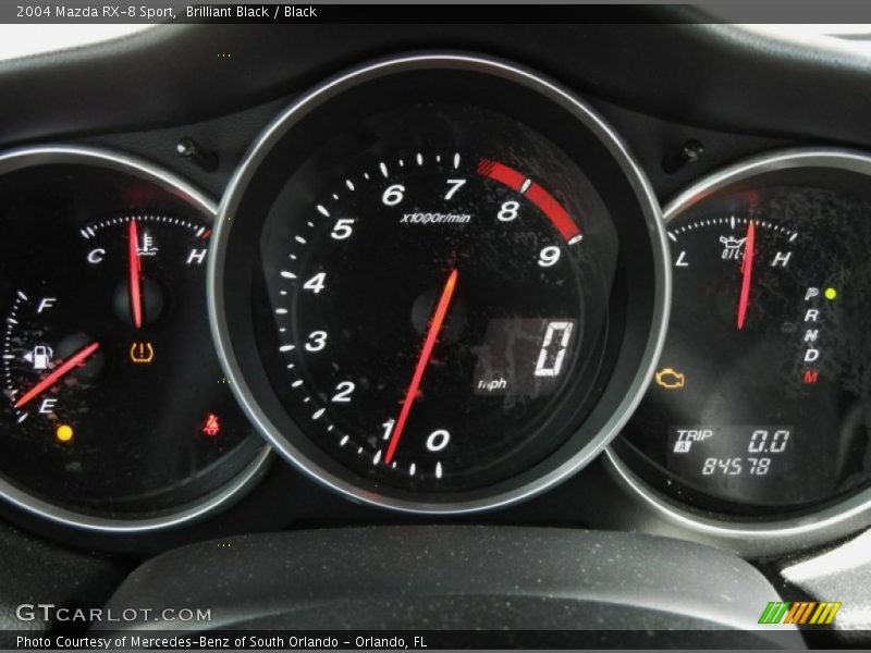 Brilliant Black / Black 2004 Mazda RX-8 Sport