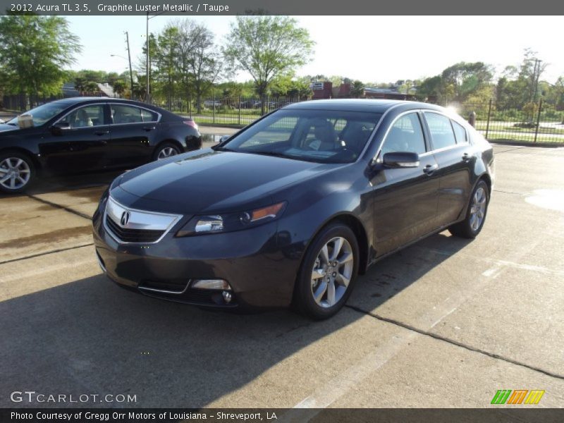 Graphite Luster Metallic / Taupe 2012 Acura TL 3.5