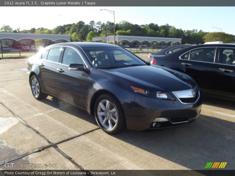 Graphite Luster Metallic / Taupe 2012 Acura TL 3.5
